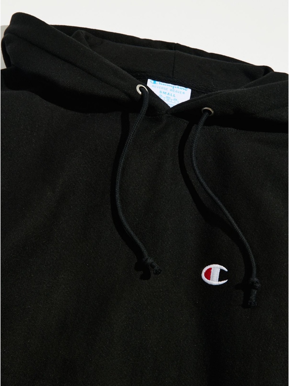 Urban Outfitters Medium Champion Men's Black Pullover Hoodie - Classic Logo - Picture 2 of 3
